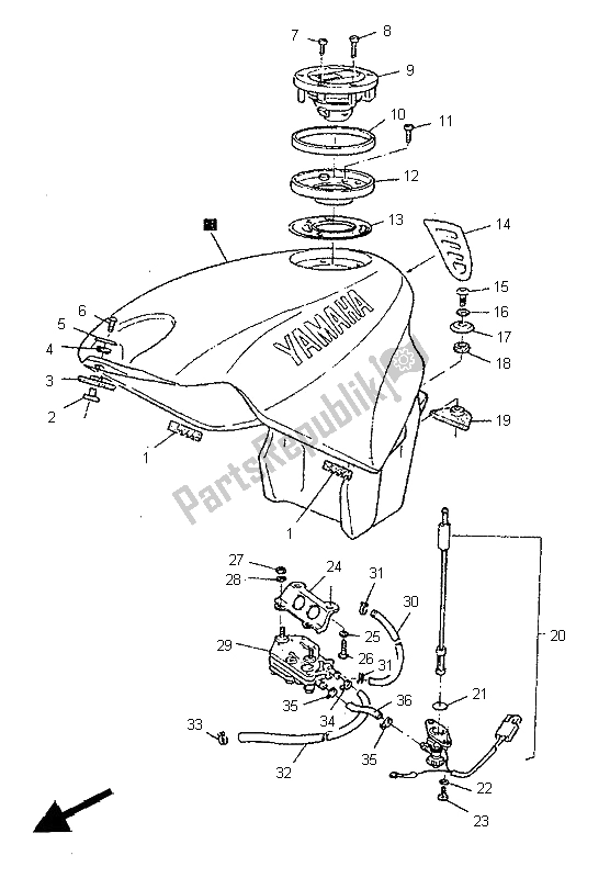Yamaha szr spare parts hotsell